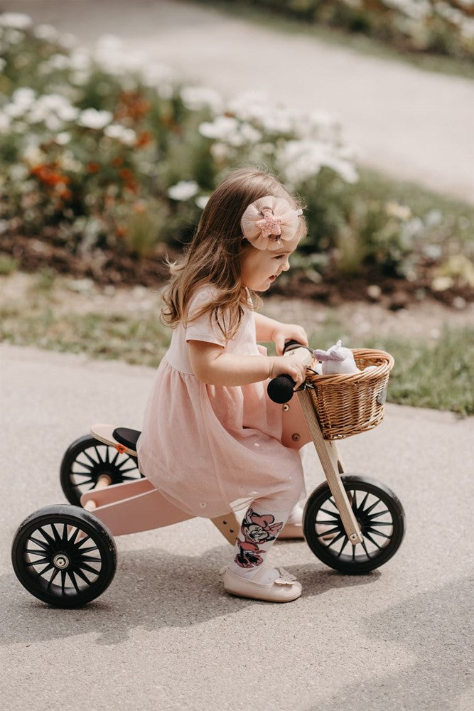 Kinderfeets 2-in-1 houten loopfiets & driewieler van 1,5 tot 4 jaar Tiny Tot Plus