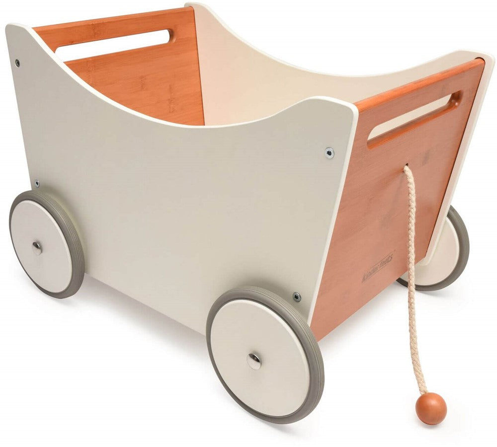 Kinderfeets Houten Toy Box 2-in-1 wit