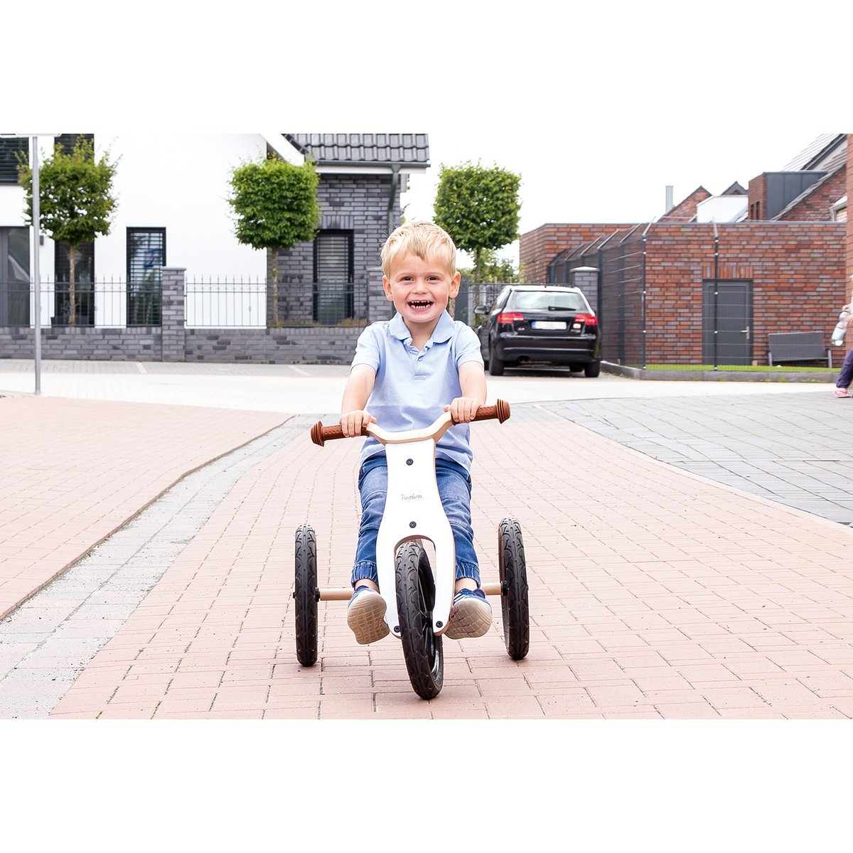 Loopfiets twee/driewieler wit 2 + jaar