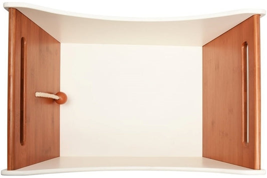 Kinderfeets Houten Toy Box 2-in-1 wit