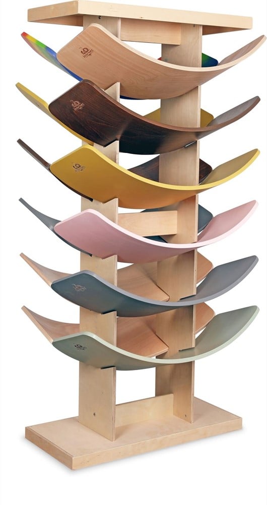 Kinderfeets Balance Boards display gevuld