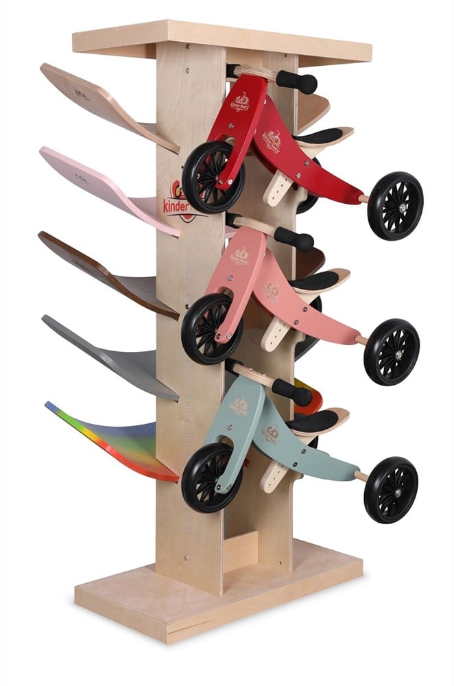 Kinderfeets Balance Boards & Tiny Tot PLUS Hybrid Display gevuld